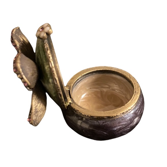 Jay Strongwater Flower Trinket Box - Picture 9 of 13